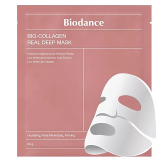 Masque profond au bio-collagène Real Deep Mask Biodance - Signes de fatigue - 34g