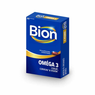 Oméga 3 Bion 3 - Cœur, cerveau & vision - 30 capsules