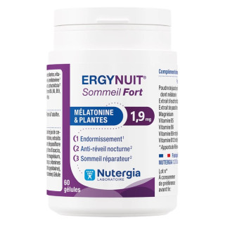 ErgyNuit® Sommeil Fort Nutergia - Anti-réveil nocturne - 60 gélules