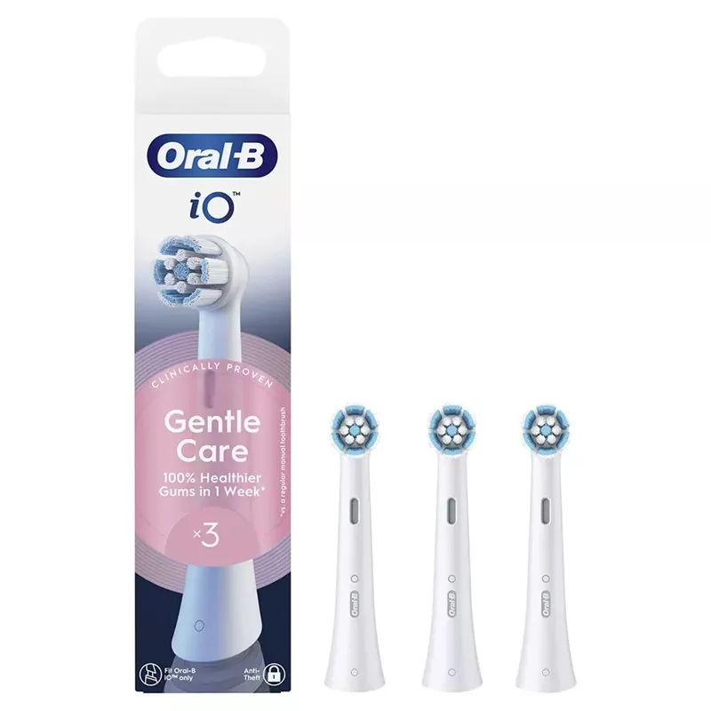 Brossettes brosse à dents électrique Gentle Care Oral-B iO - 3 brossettes