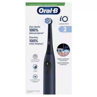 Brosse à dents électrique connectée bleue océan Série 2 Oral-B iO