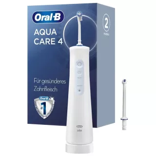 Hydropulseur portable blanc Oxyjet Aquacare Séries 4 Oral-B iO