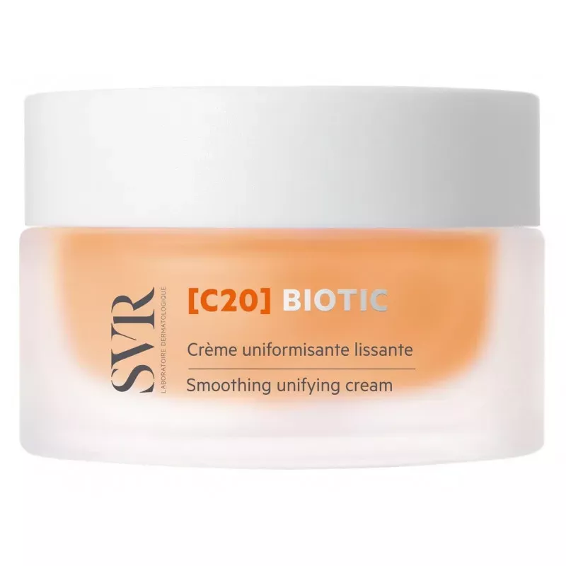 Crème uniformisante lissante [C20] BIOTIC SVR - Teint terne - 50ml