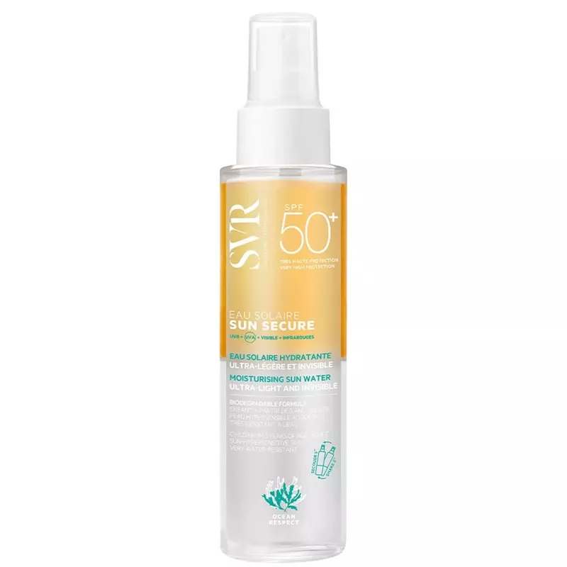 Eau solaire hydratante SPF50+ Sun Secure SVR - Protection solaire - 100ml