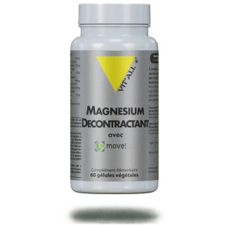 Magnésium décontractant Poudre Vit'all+ - Relaxation musculaire - 60 gélules