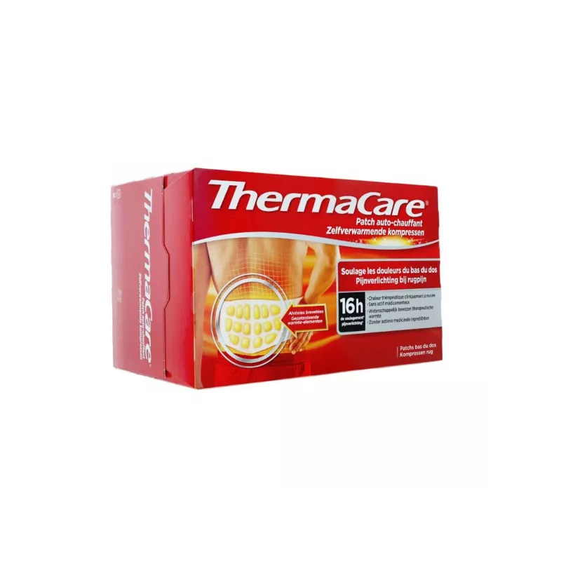 Patch autochauffant ceinture dos Thermacare - 4 patchs