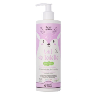 Lait de toilette Bio MKL Baby Green - Fleur d'oranger et jasmin - 400ml