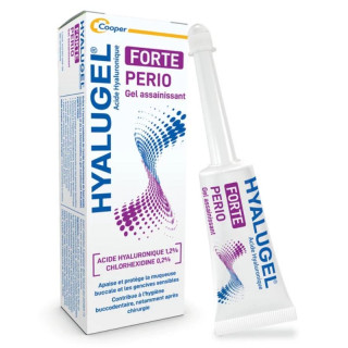 Gel buccal assainissant Hyalugel Forte Perio Cooper - Plaies de la bouche - 8ml