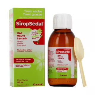 Sirop toux sèche et grasse SiropSédal Laboratoires Elerté - 125ml