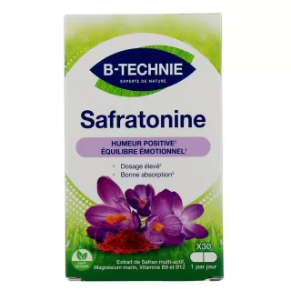 Safratonine B-Technie Biotechnie - Humeur positive - 30 gélules