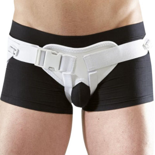 Bandage herniaire blanc Gibaud - Hernie inguinale - Taille 1