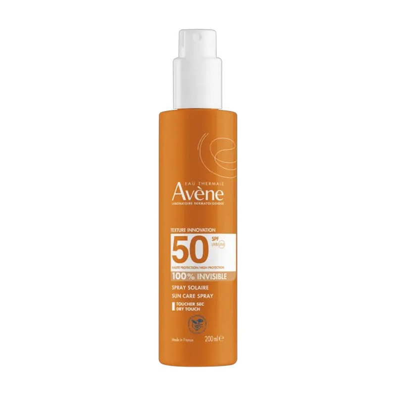 Spray 100% invisible SPF50 Laboratoires Avène - Peau sensible adulte - 200ml