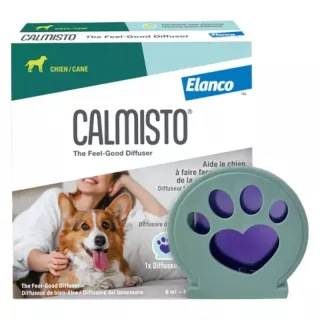 Kit diffuseur anti-stress chien rechargeable Calmisto Elanco - 6ml