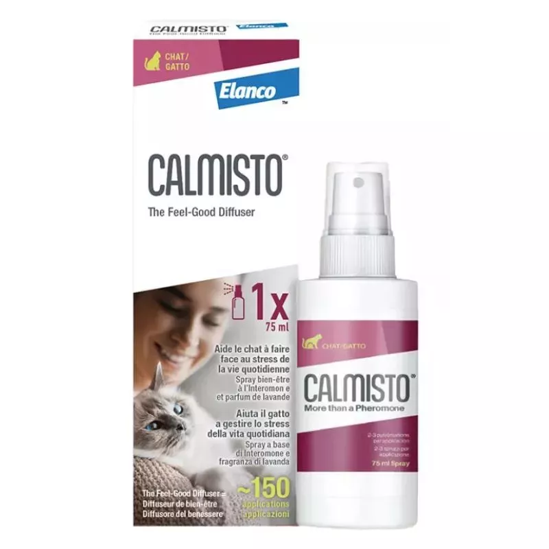 Spray bien-être chat Calmisto Elanco - Anti-stress - 75ml