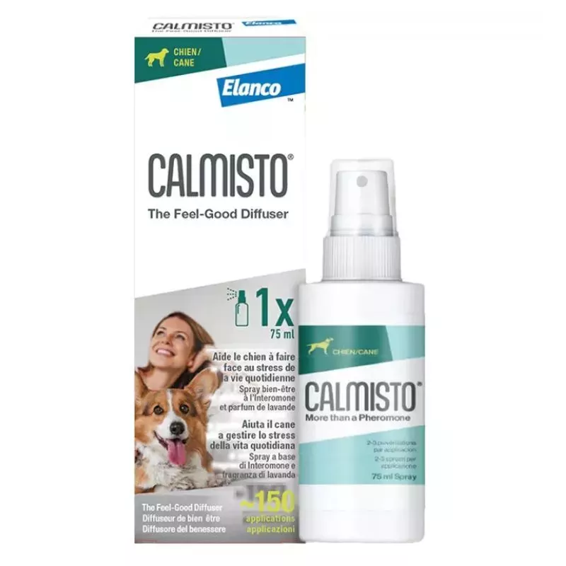 Spray bien-être chien Calmisto Elanco - Anti-stress - 75ml