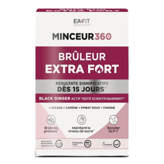 Brûleur extra fort Minceur 360 Eafit Granions - Brûleur de graisses - 60 comprimés