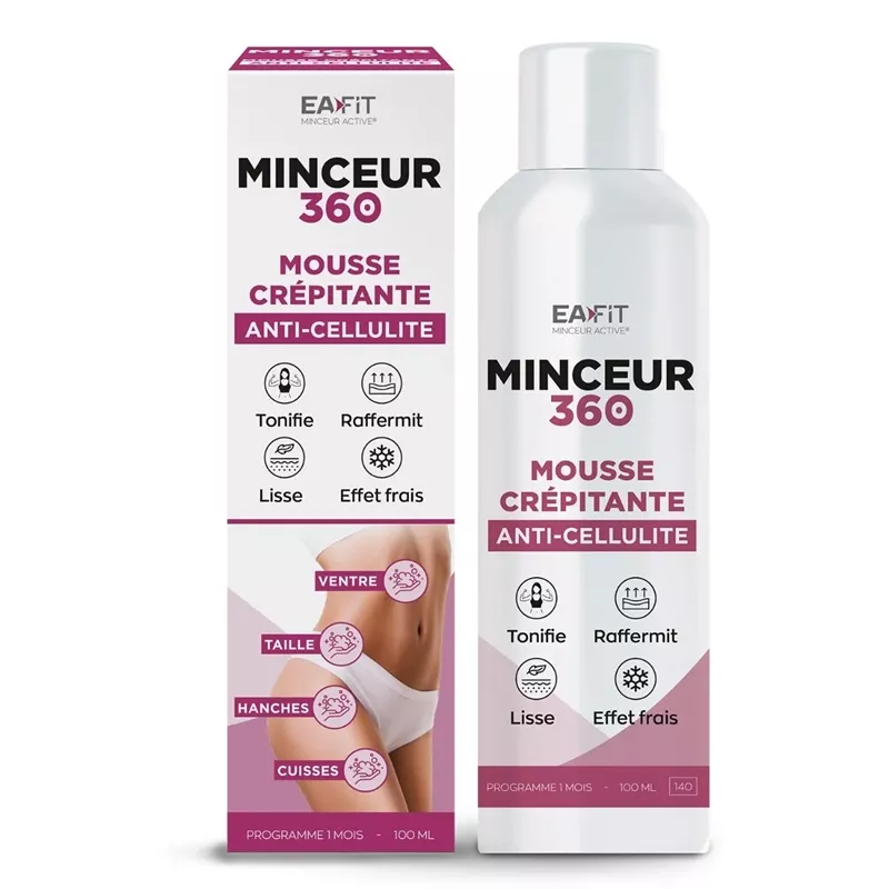Mousse crépitante anti-cellulite Minceur 360 Eafit Granions - 100ml
