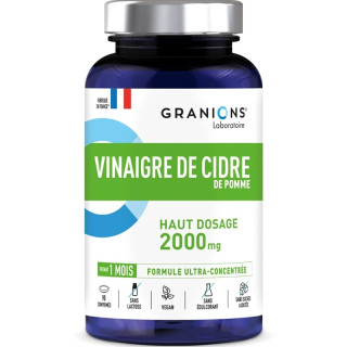 Vinaigre de cidre de pomme 2000mg Granions - Confort digestif - 90 comprimés