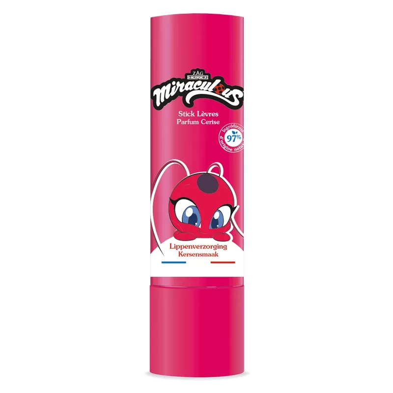 Stick à lèvres cerise Le Comptoir du Bain X Miraculous - 4g