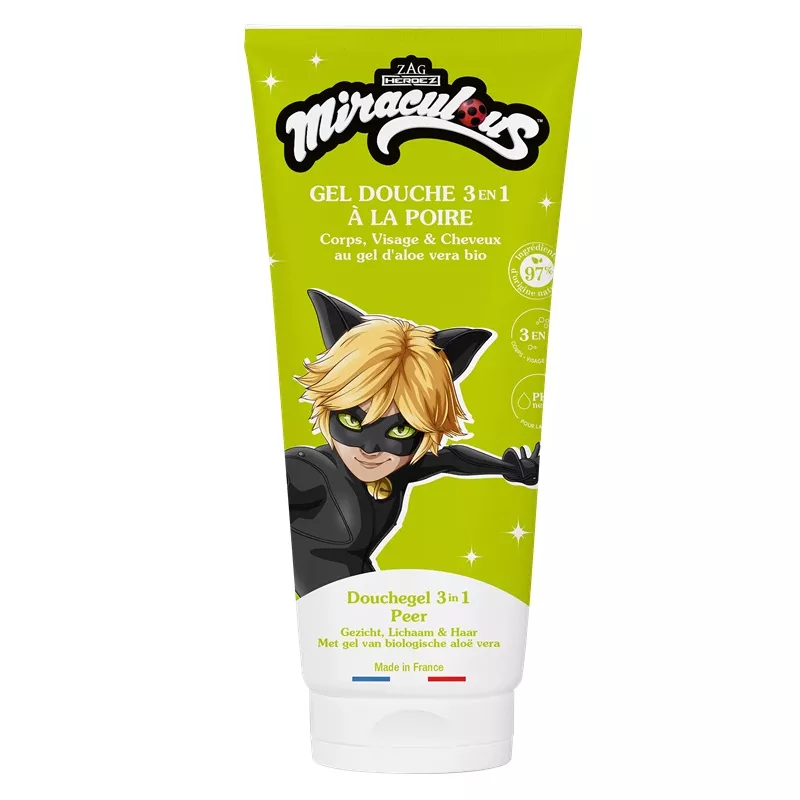 Gel douche 3 en 1 poire Le Comptoir du Bain X Miraculous - 200ml