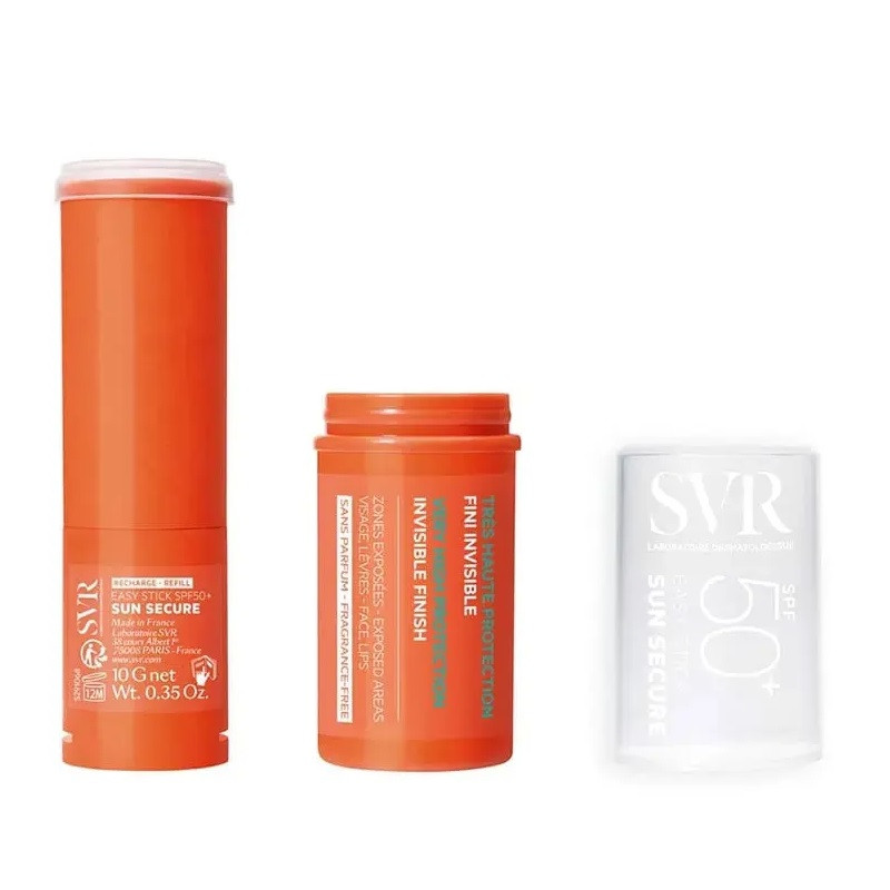 Easy Stick SPF50 + rechargeable Sun Secure SVR - Protection solaire - Recharge 10g