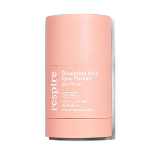 Déodorant solide en stick Rose Pivoine Respire - 50g