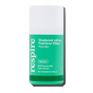 Déodorant roll-on Fraicheur d'Aloe Respire - 50ml