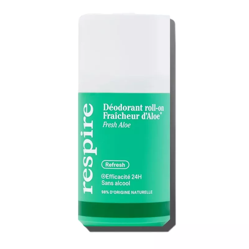 Déodorant roll-on Fraicheur d'Aloe Respire - 50ml