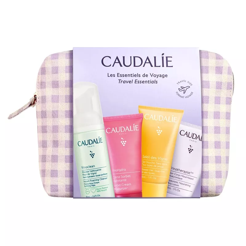 Trousse Les Essentiels de voyage 2025 Caudalie - 4 soins