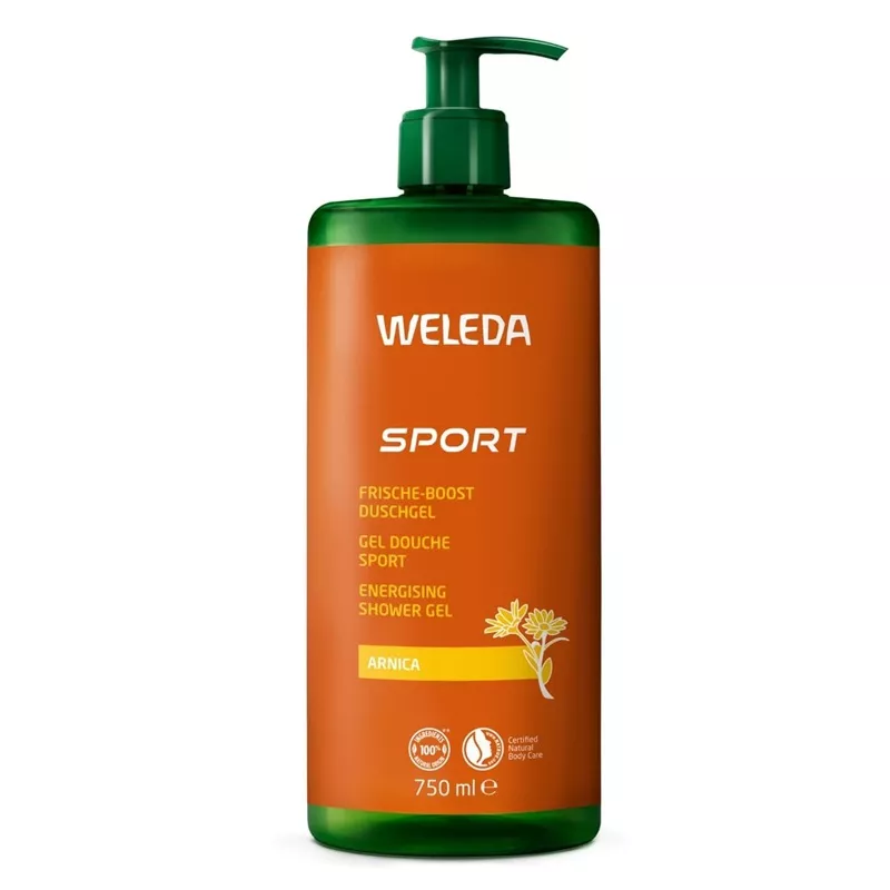 Gel douche à l'Arnica Bio Weleda Sport - Tonus et énergie - 750ml