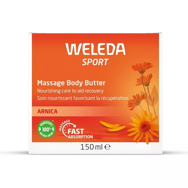 Baume de massage à l'Arnica Weleda Sport - Préparation et récupération - 150ml
