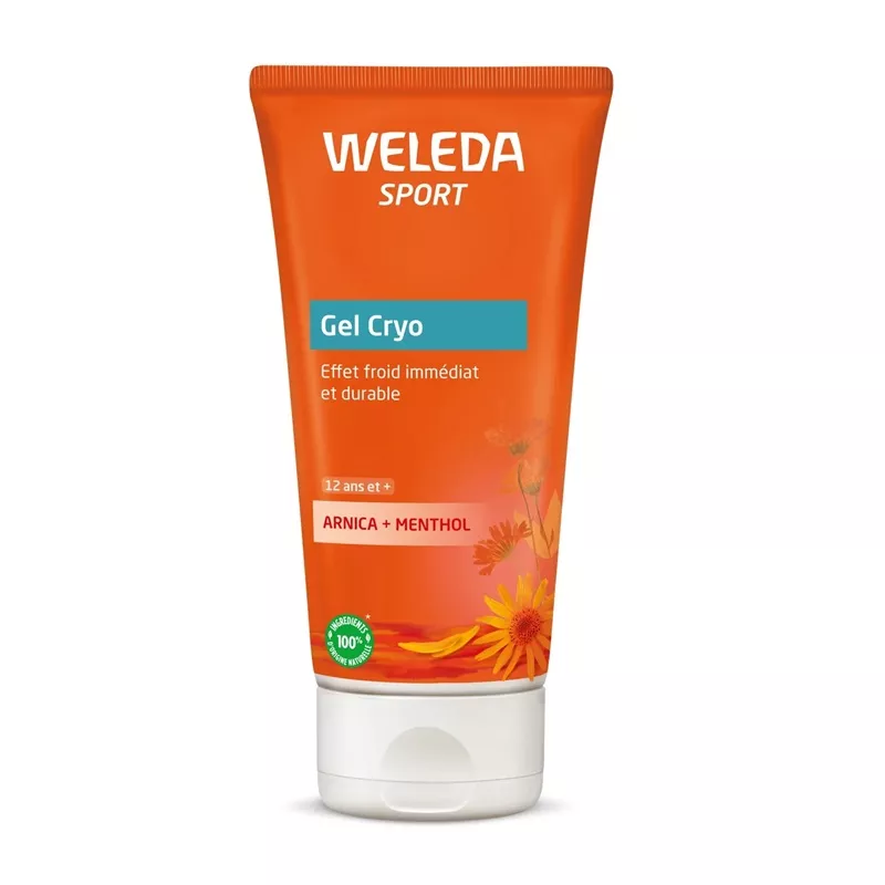 Gel cryo effet froid Arnica et Menthol Weleda Sport - Récupération - 100ml