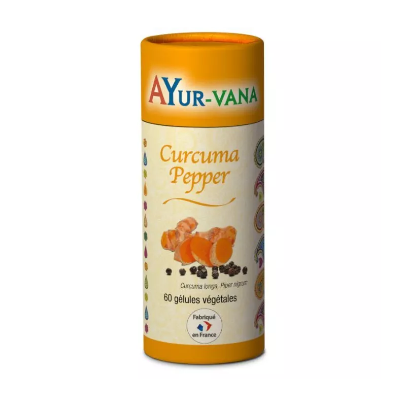 Curcuma pepper Ayur-Vana - Inflammations articulaires - 60 gélules