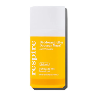 Déodorant roll-on Douceur Monoï Respire - 50ml