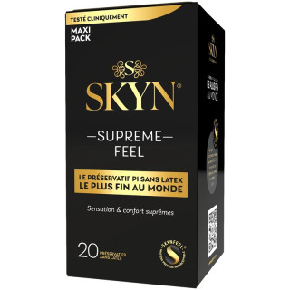Préservatifs sans latex Skyn Supreme Feel Manix - 20 préservatifs