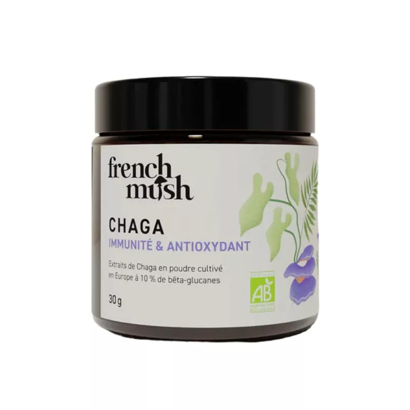 Poudre Chaga Bio French Mush - Antioxydant - 30g