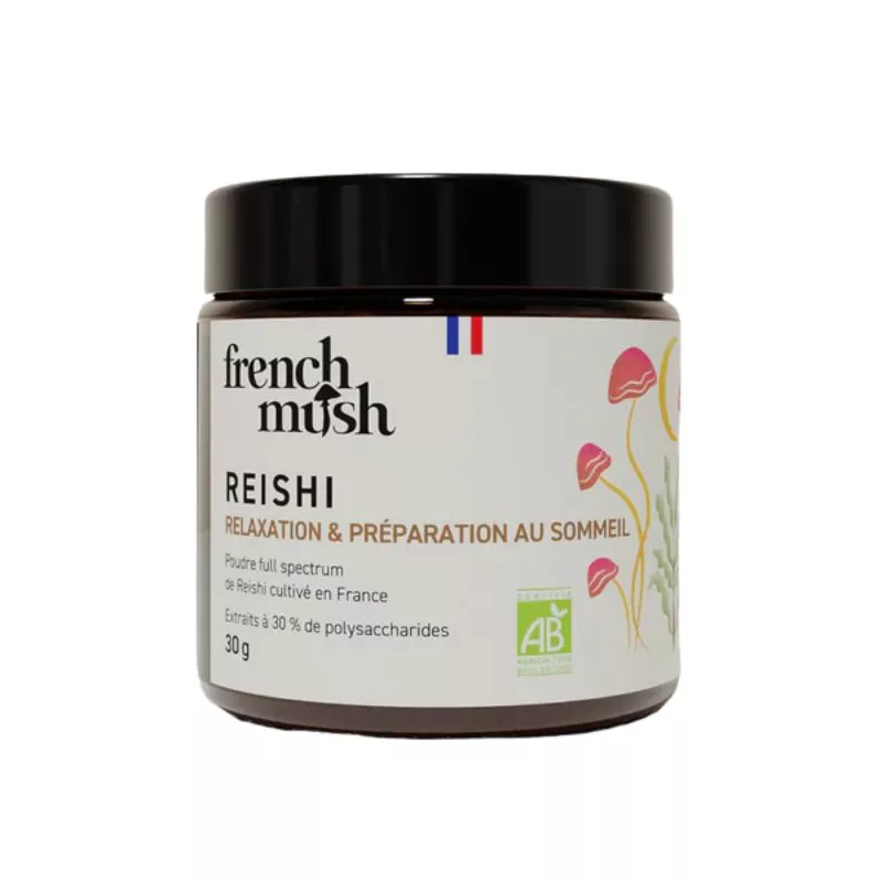 Poudre Reishi Bio French Mush - Immunité, relaxation & sommeil - 30g