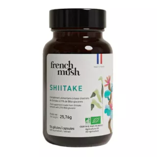 Shiitaké Bio French Mush - Immunité & Digestion - 56 gélules
