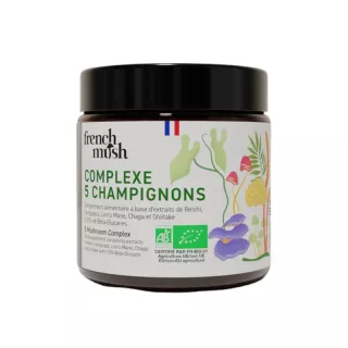 Complexe 5 Champignons Bio French Mush - Immunité & Vitalité - 30g