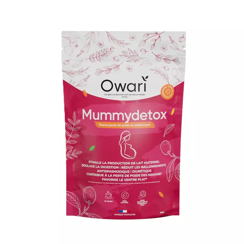 Infusion Mummy détox Owari - Perte de poids et allaitement - 50g