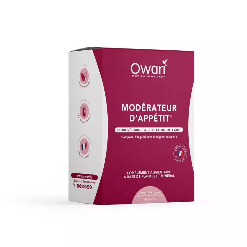 Modérateur d'appétit Owari - Gestion du poids - 30 sticks