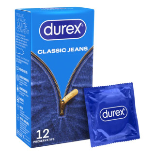 Préservatifs Classic Jeans de Durex - Sexualité -12 préservatifs