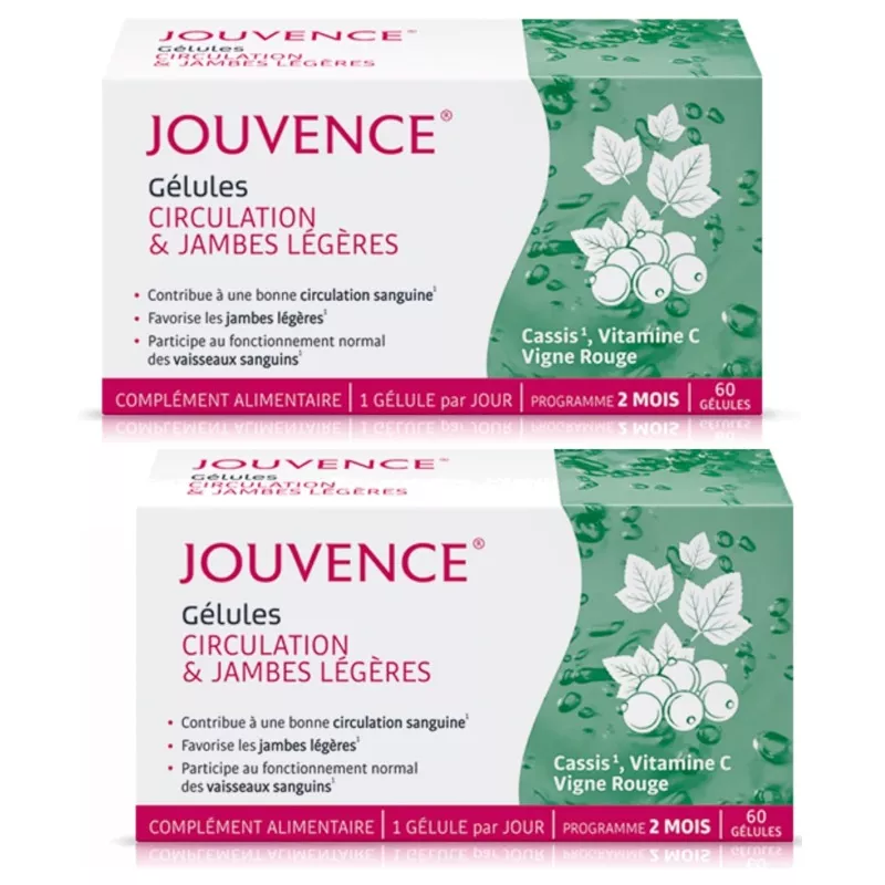 Circulations & jambes légère Jouvence - 2 x 60 gélules