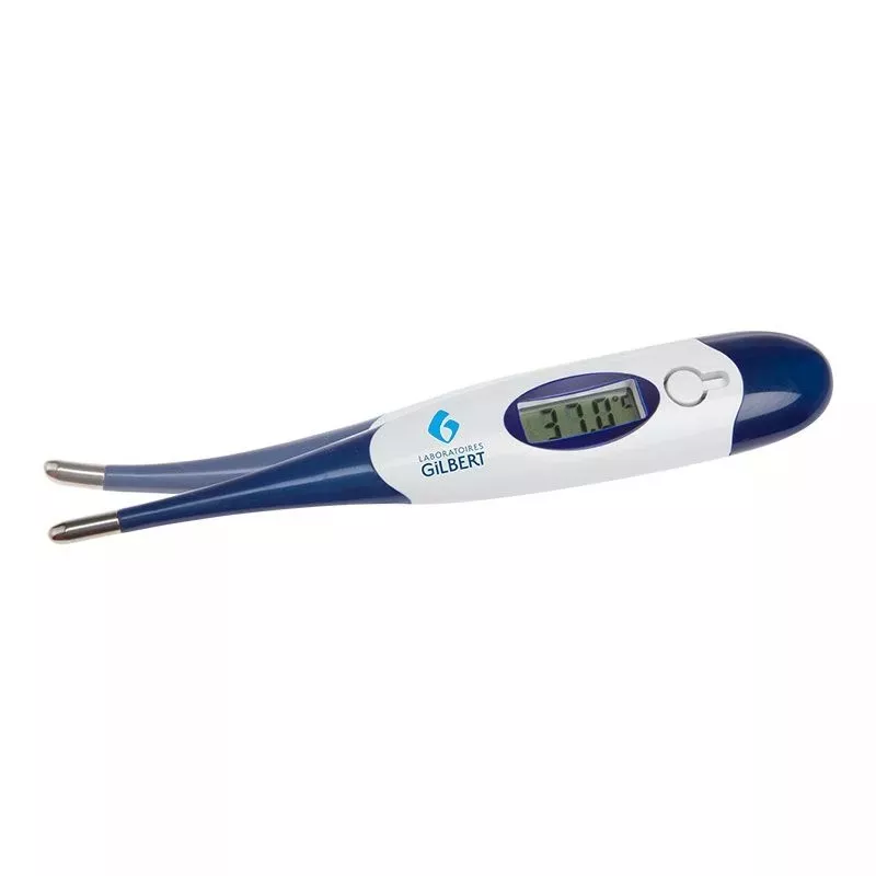 Thermomètre digital flexible rapide 10S bleu Gilbert