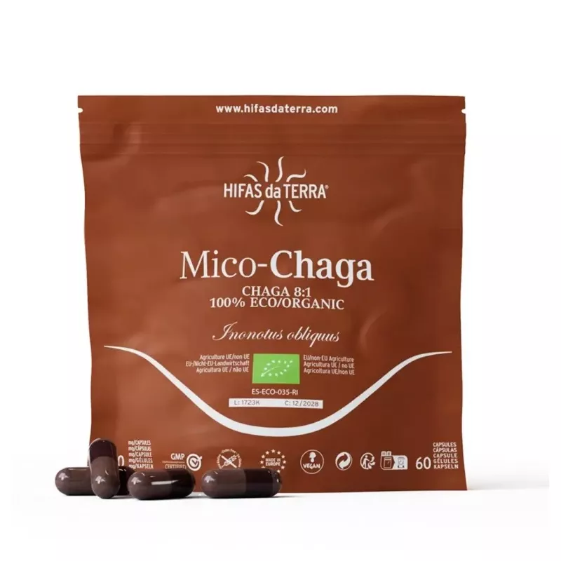 Mico-Chaga Hifas da Terra - Système immunitaire - Éco-recharge 60 gélules