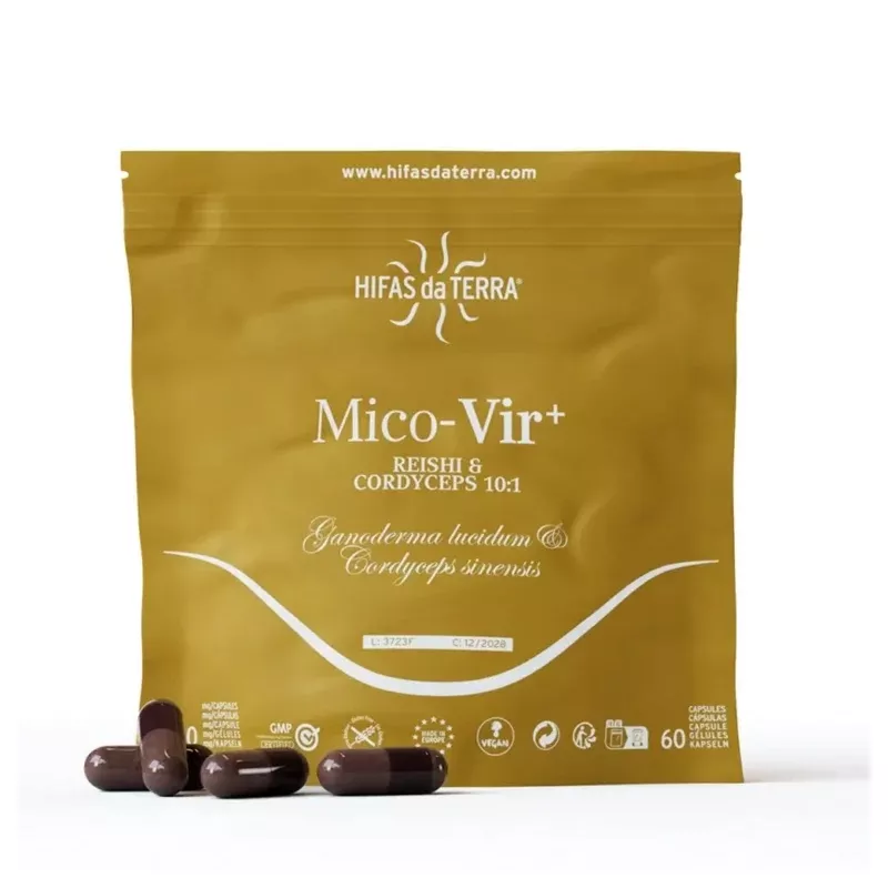 Mico-Vir+ Hifas da Terra - Système immunitaire - Éco-recharge 60 gélules