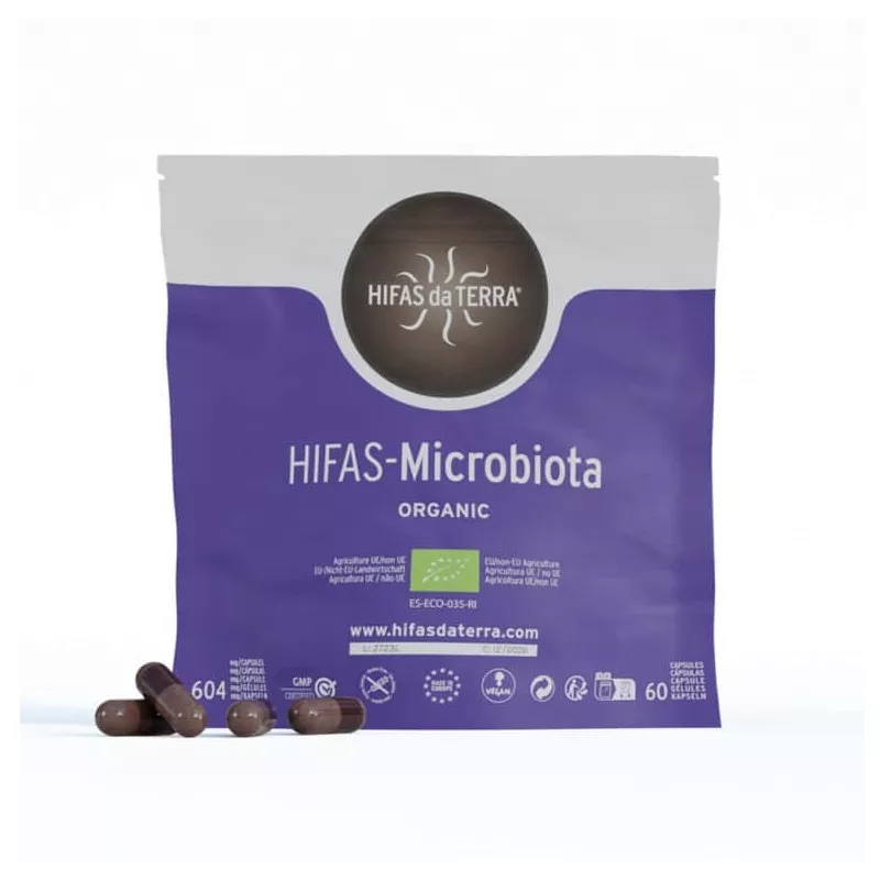 Hifas-Microbiota Bio Hifas da Terra - Fonction digestive - Éco-recharge 60 gélules