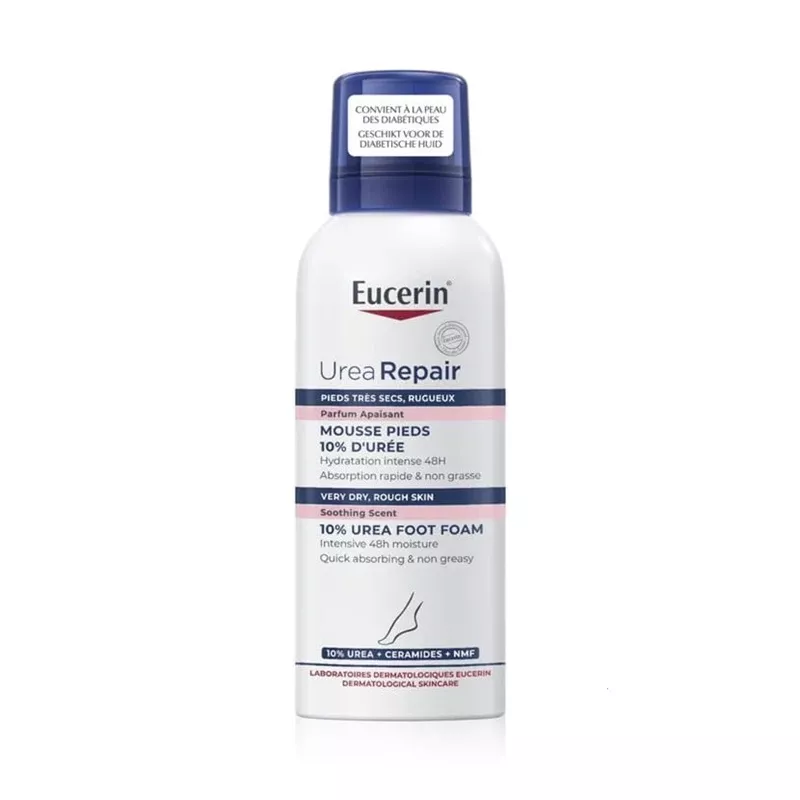 Mousse pieds 10% d'Urée UreaRepair Plus Eucerin - 150ml