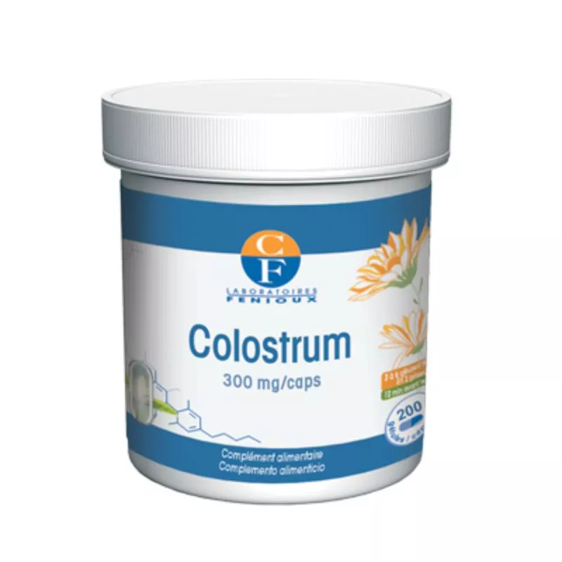 Colostrum Sérum naturel Laboratoires Fenioux - Confort digestif - 200 gélules