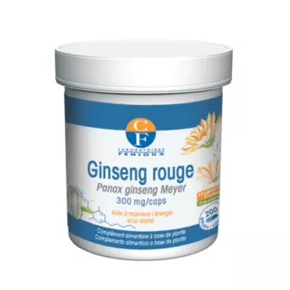 Ginseng Rouge Laboratoires Fenioux - Énergie & vitalité - 200 gélules